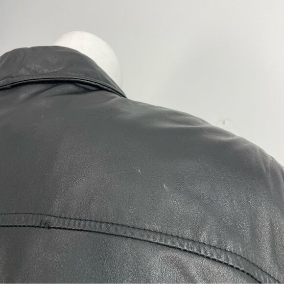 Vintage 80s Danier Long Leather Coat - Picture 15 of 16